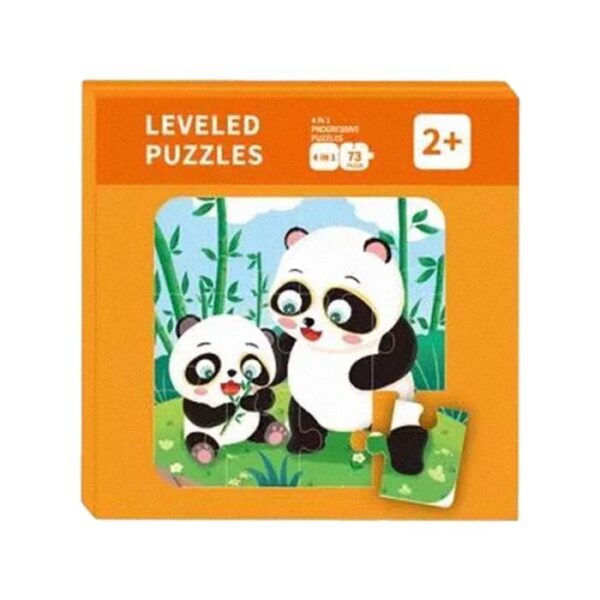 Leveled Progressive Puzzle 4in1 -73 PCs