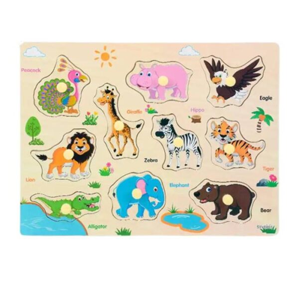 Animal Adventure Wooden Puzzle