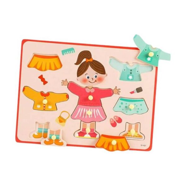 Fashion Match Wooden Puzzle