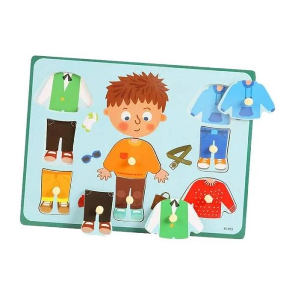 Wooden Boy Dress Up Toy