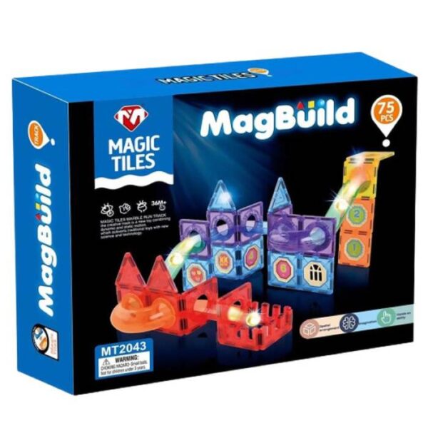 Magnetic Tiles Building Blocks 75PCS