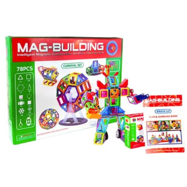 Mag- Building Masterpiece Blocks,Carnival 78PCS