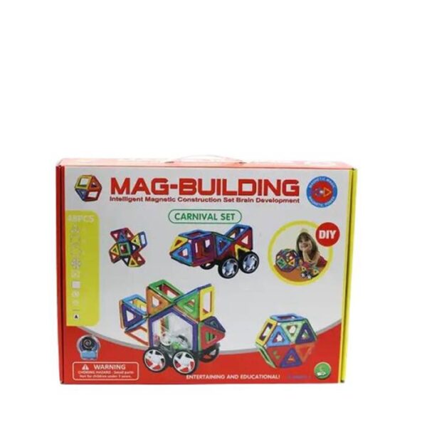 MAG-BUILD ,Educational Magnetic Construction 48PC