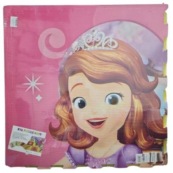Disney Puzzle Rubber Mat-Princess-4PCs - 61*61*1cm