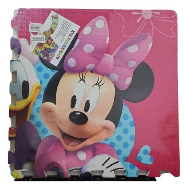 Disney Puzzle Rubber Mats-Minnie & Daisy -4PCS - 45*45 CM