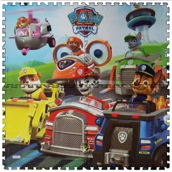 Eva Puzzle Rubber Mats- Paw Patrol 4PCS - 45*45 CM