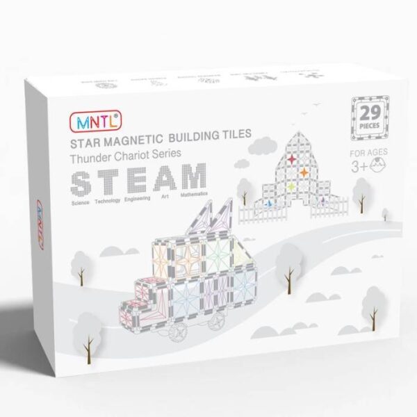 Mntl Magnetic Building Tiles -29PCS