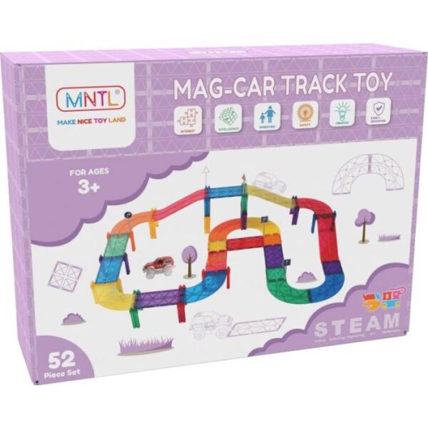 MNTL Magnetic Car Track Toy