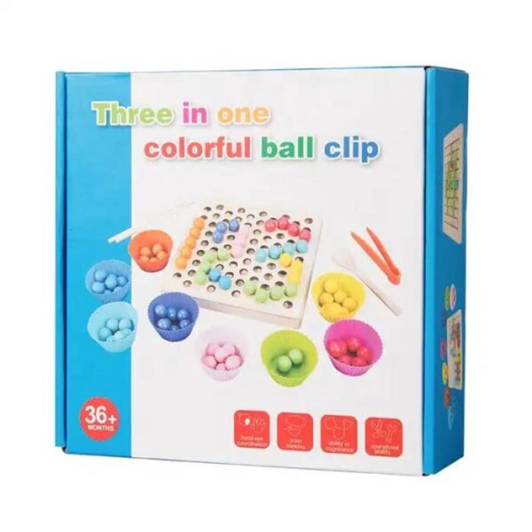 three in one Colorfull Ball Clip