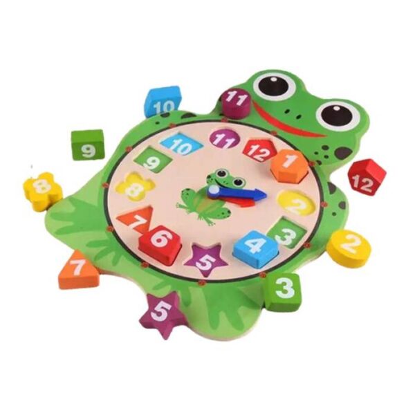 Shape Sorting Clock wooden Educational Toy