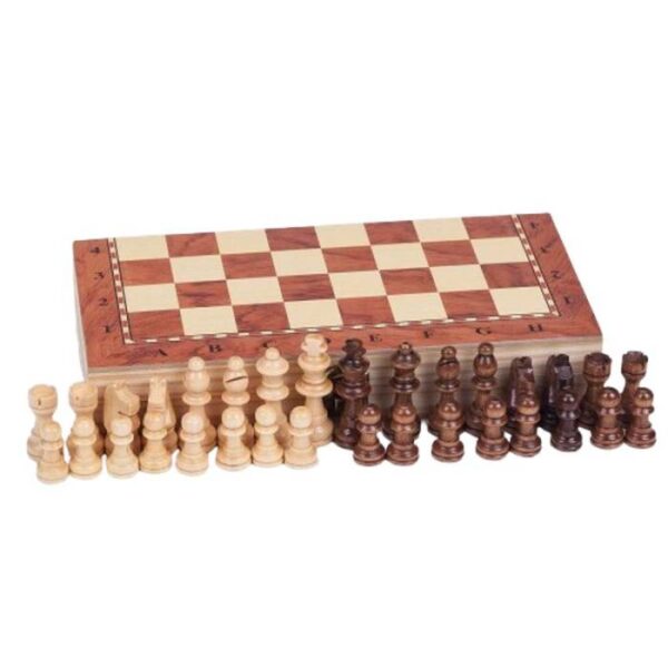 Wooden 3-in-1 chess & Backgammon & Chechers Game