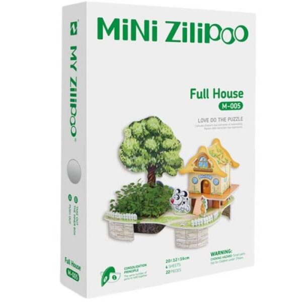 Fun House-3D Puzzle -Bulid - Plant-Grow