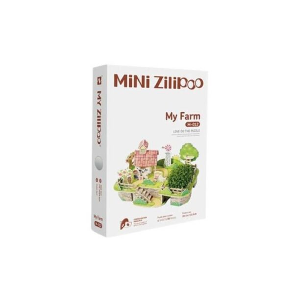 Mini Zilipoo My Farm 3D Puzzle with Plant