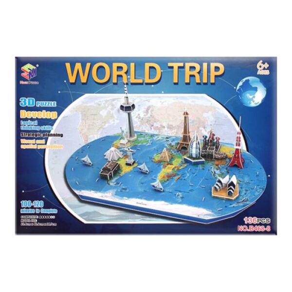 Worls Trip 3D Puzzle