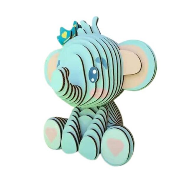 3D elephant puzzle