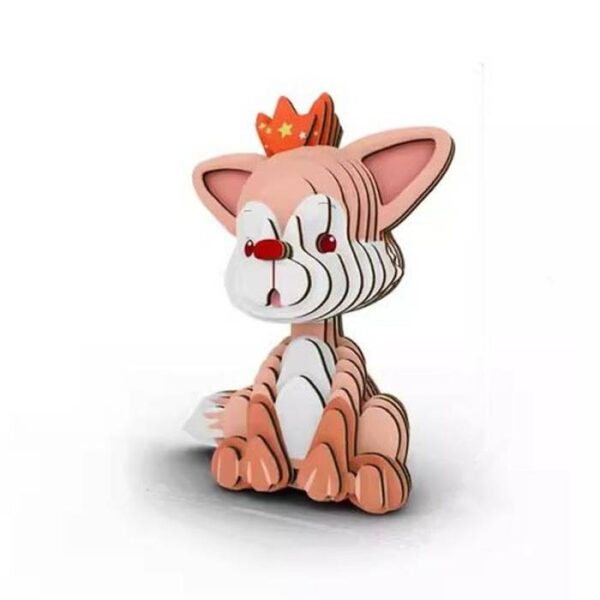 3D Crown Kitty Puzzle