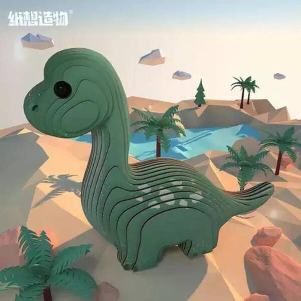 3D Dino Art & Puzzl 4