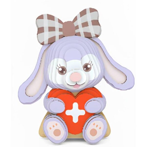 JISAW Sweetheart Bunny - 3D Art Puzzle