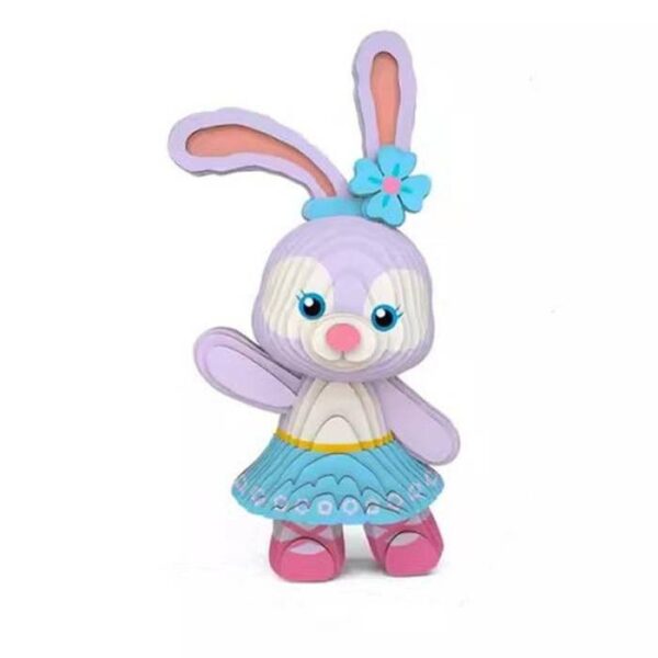JISAW Flower Bunny- 3D Art Puzzle