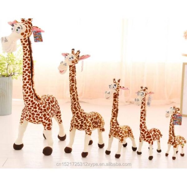 Madagascar Kids Cute Giraffe Long Neck Plush Stuffed Doll