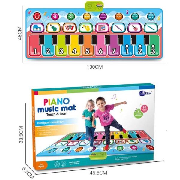 Piano music Mat Fashion cartoon ( 48*130 cm )
