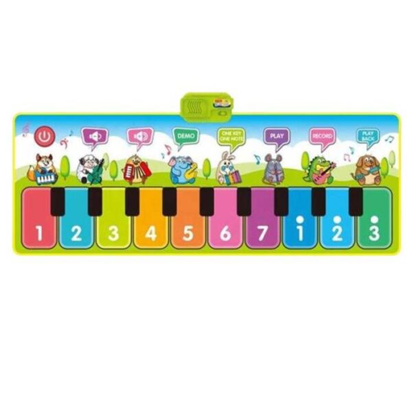 Piano music Mat Animal cartoon ( 48*130 cm )