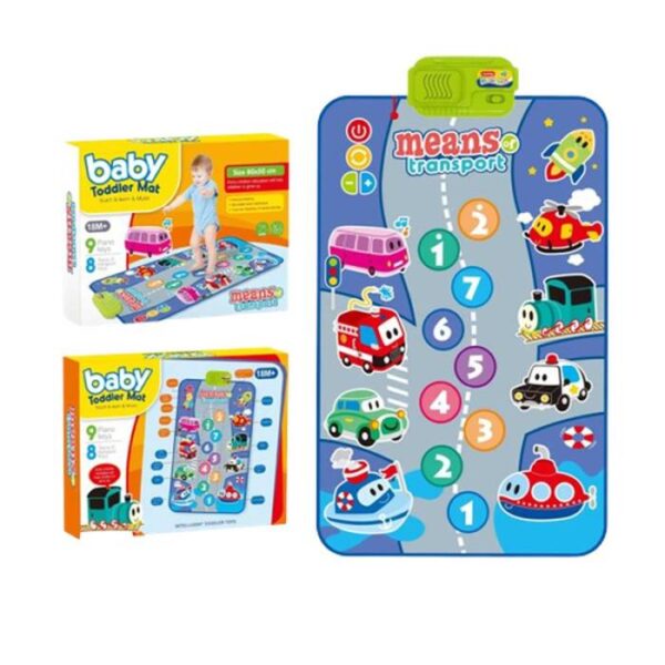 Piano Music Mat Cartoon vehicle ( 50*80 )
