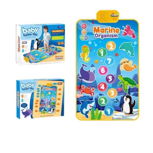 Piano Music Mat Cartoon ocean animal ( 50*80 )