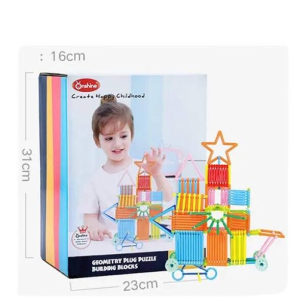Blox Building Blocks Geometric Shapes 1100 Pieces