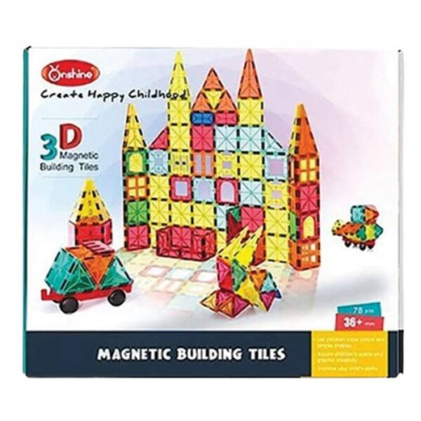 3d Magnetic Building Tiles