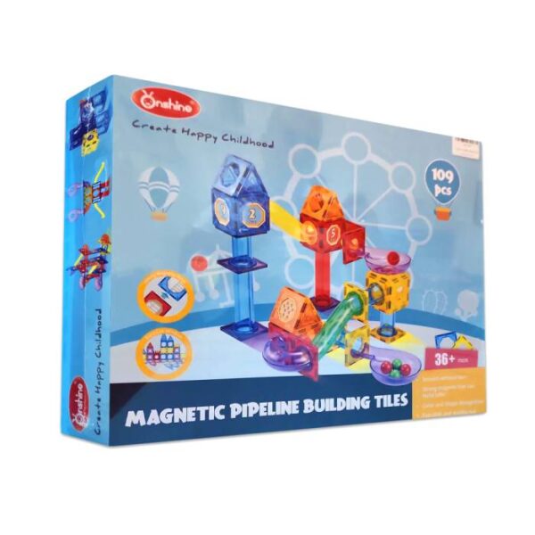 Magnetic Pipe Building Tiles