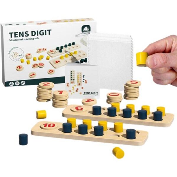 Montessori Math Tens Digit Wooden toy