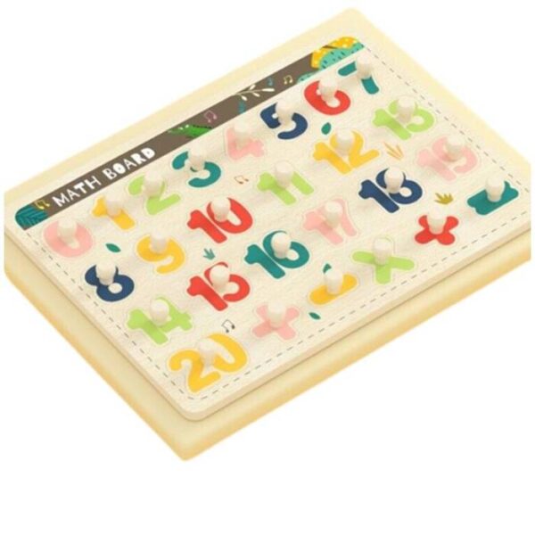 Math Wooden Board Puzzle