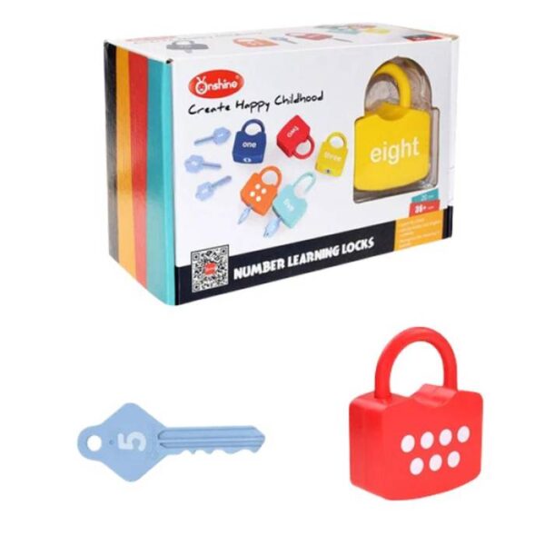 numbers Learning lock Toy