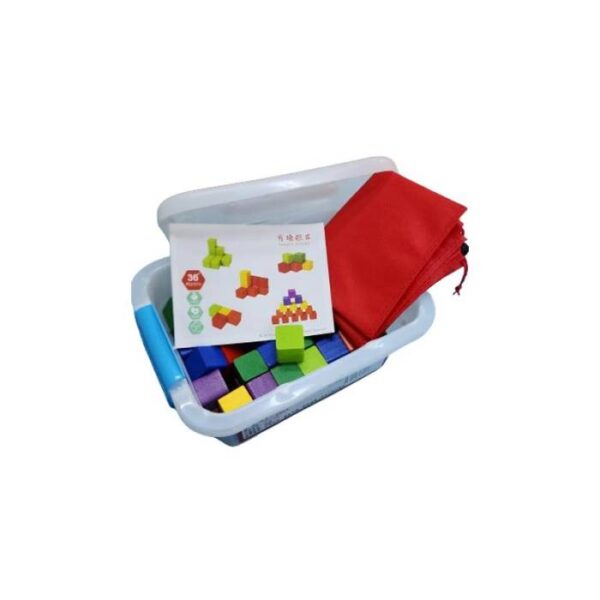 Colorful Square Block 100PC