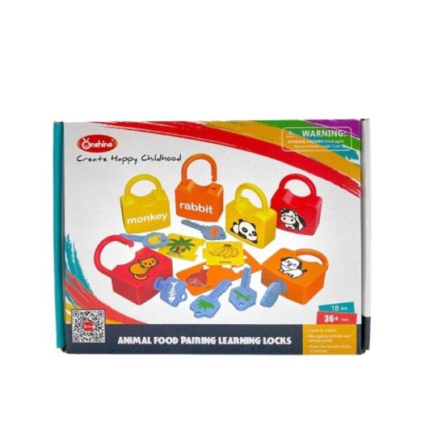 Animal Food Pairining Learining Locks