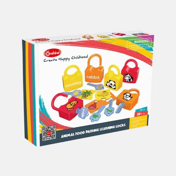 Animal Food Pairining Learining Locks