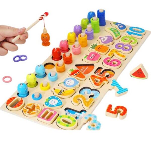 Smart Fruits Numbers Animals Puzzle