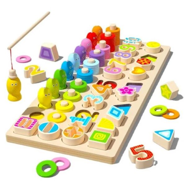 Animal & Number learning Wooden HQ Puzzle