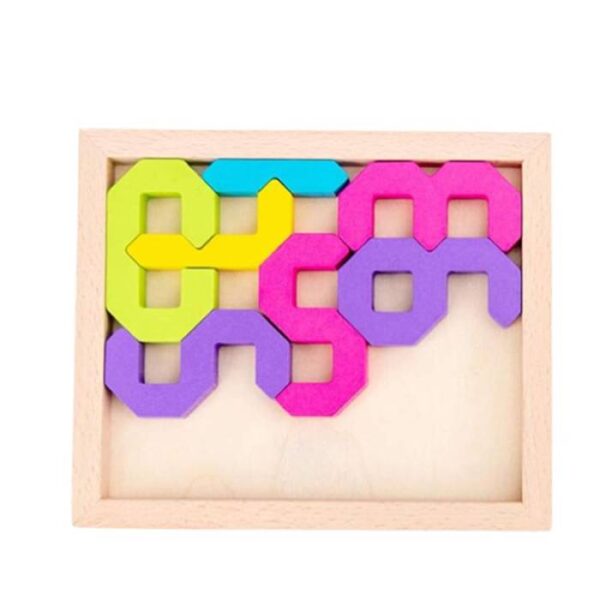 Number Block Wood Puzzle