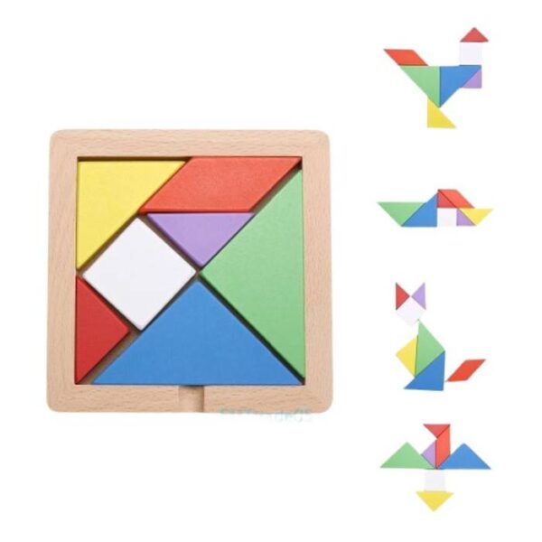 Colorful Tangram Pazzle