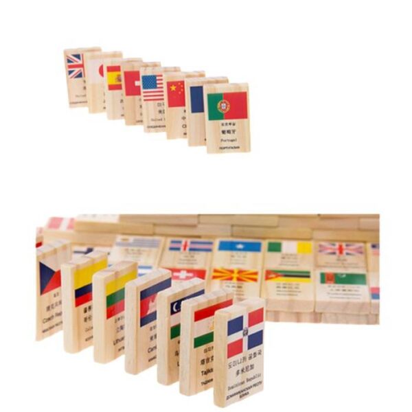 Wooden Flag Blocks