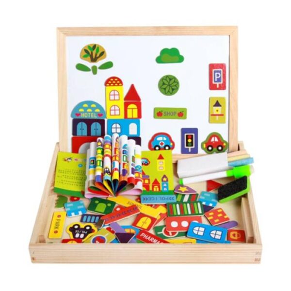 Urban Traffic Magnetic Puzzle