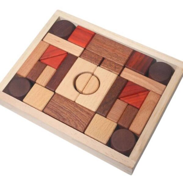 HQ Natural Wood Block 30PC