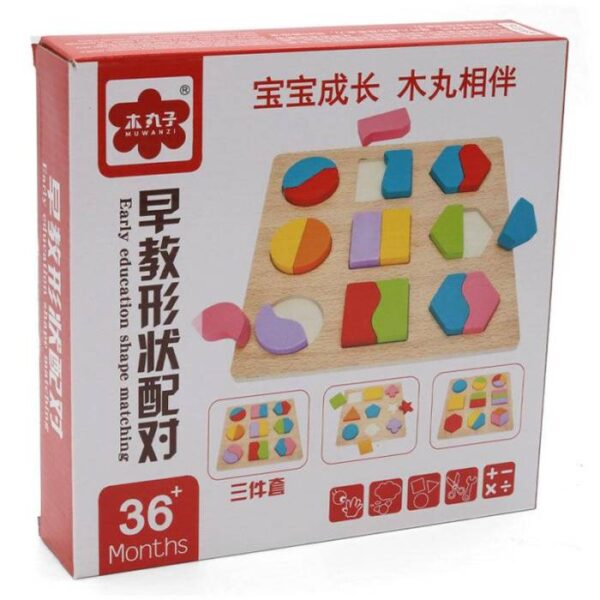 Early Education Shapes Wood Matching