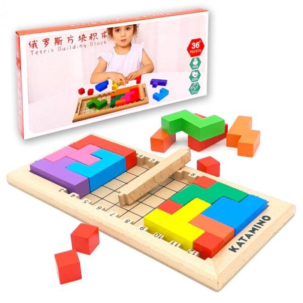 Tetris Building Wooden Block