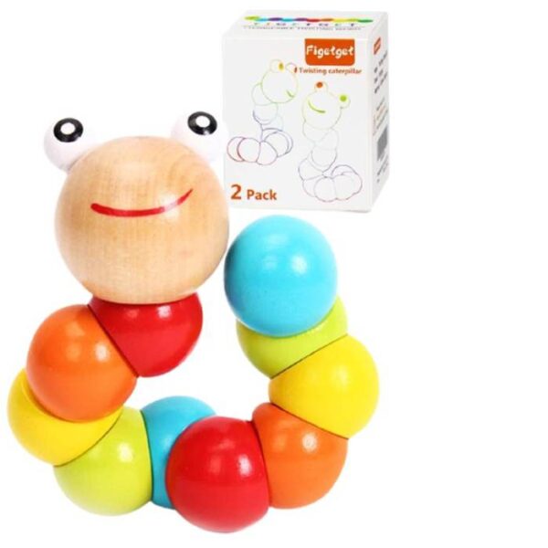 Colorful Twist Caterpillar Toy