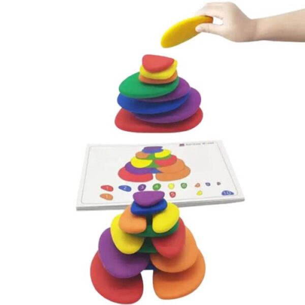 Colorful Rinbow Cobble Stone