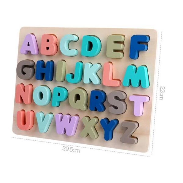 Capital Alphabet HQ Wooden Puzzle