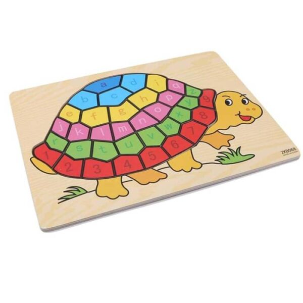 Alphabet Learning Turtle Puzzle